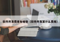 软件开发费用有哪些（软件开发算什么费用）